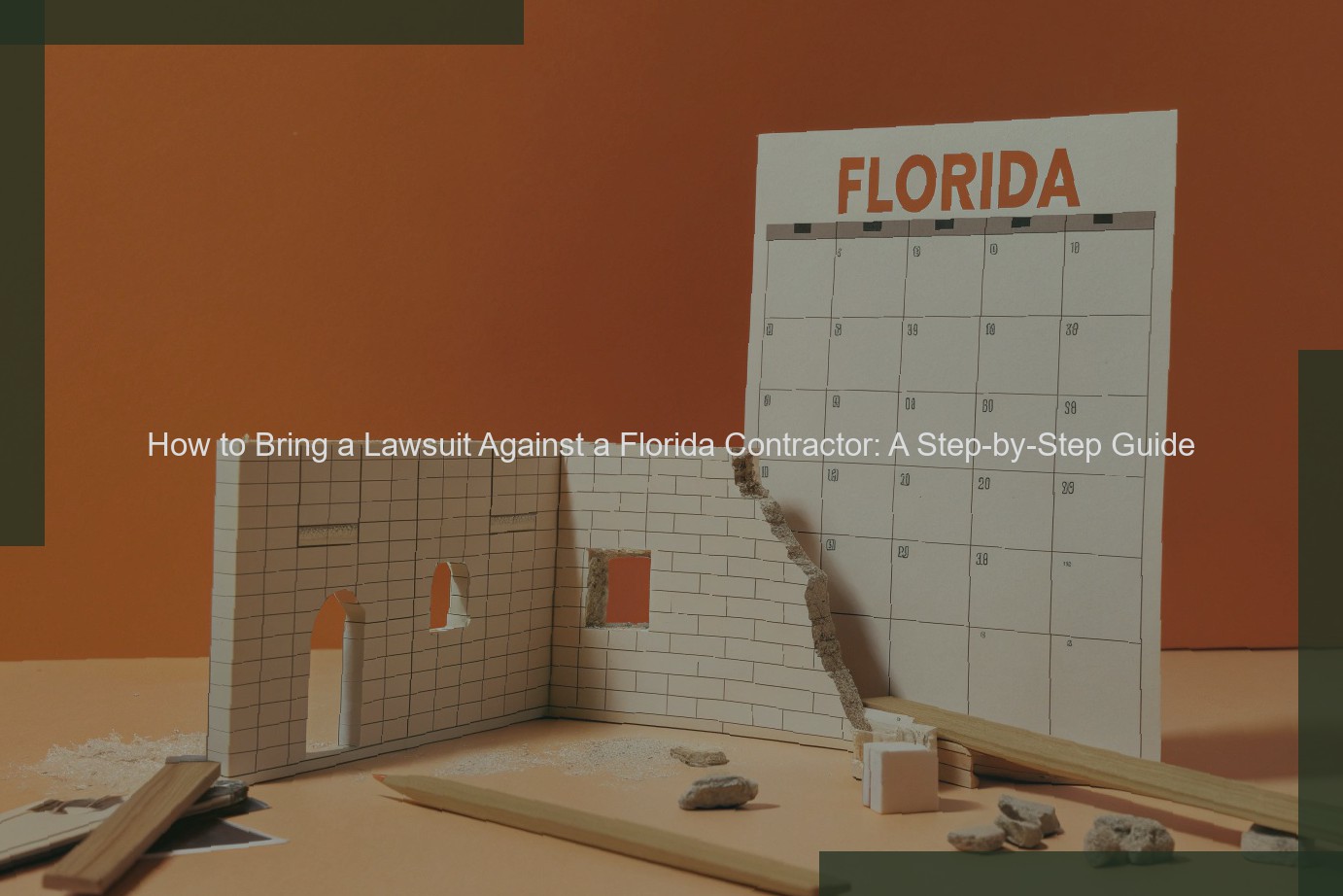 How to Bring a Lawsuit Against a Florida Contractor: A Step-by-Step Guide